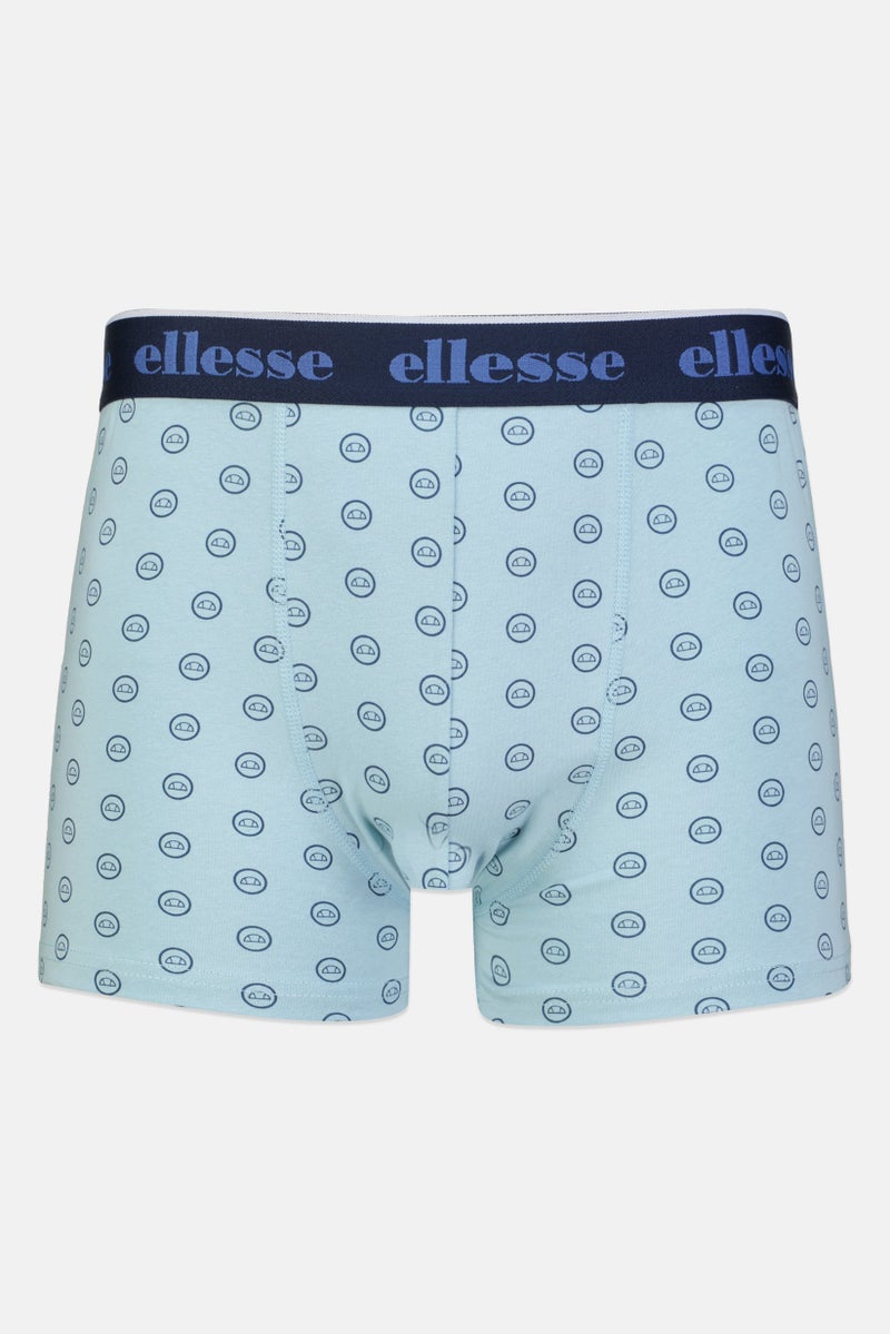 Ellesse Men 3 Pieces Brand Logo Trunks, Multicolor - Image 5